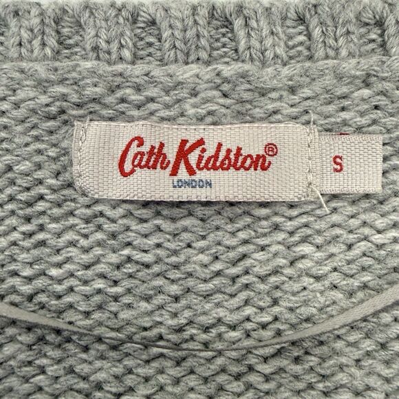 Cath Kidston Penguin Sweater Small Wool Cashmere Blend - Flawed - Picture 7 of 12